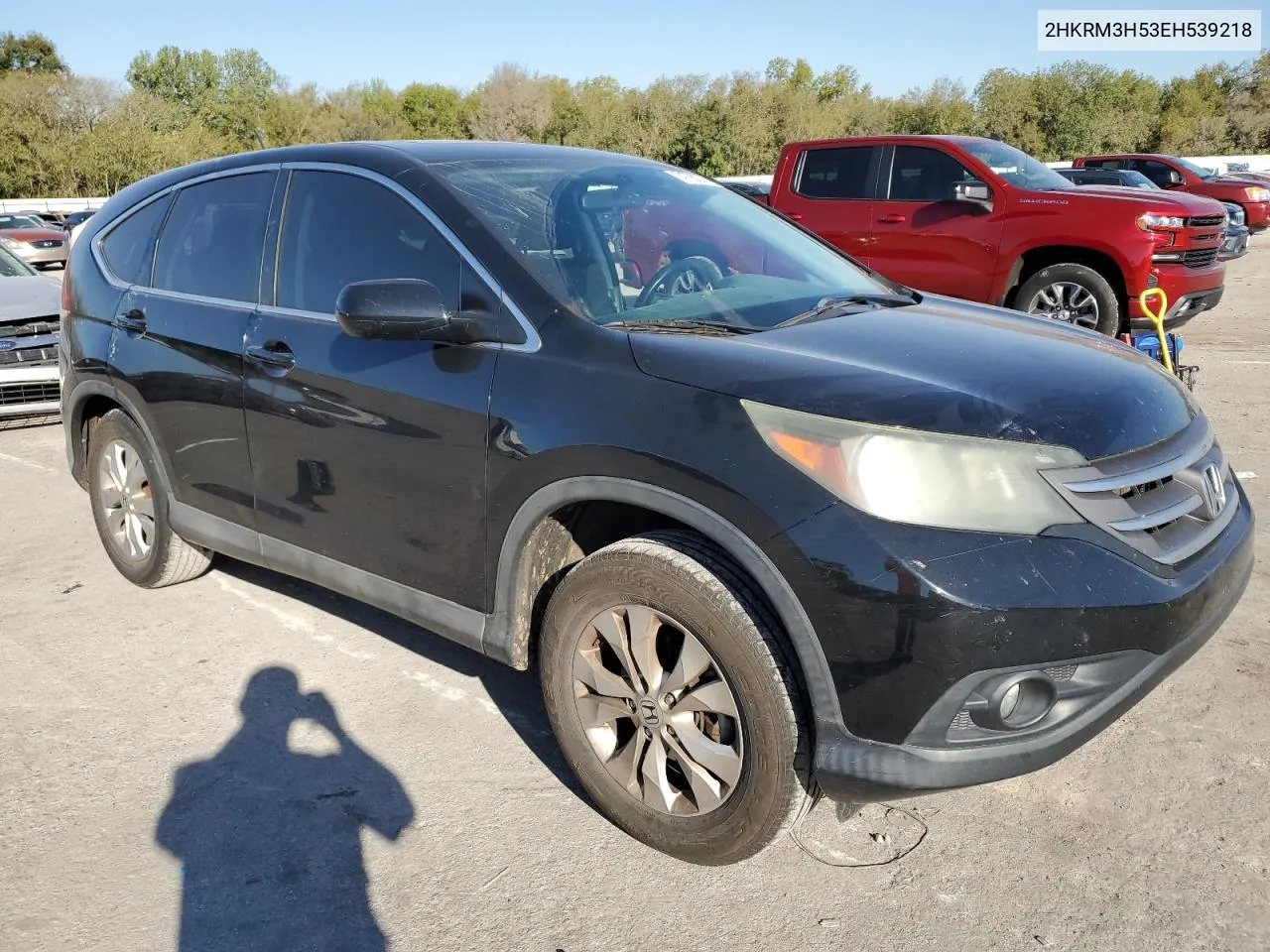 2014 Honda Cr-V Ex VIN: 2HKRM3H53EH539218 Lot: 74725274