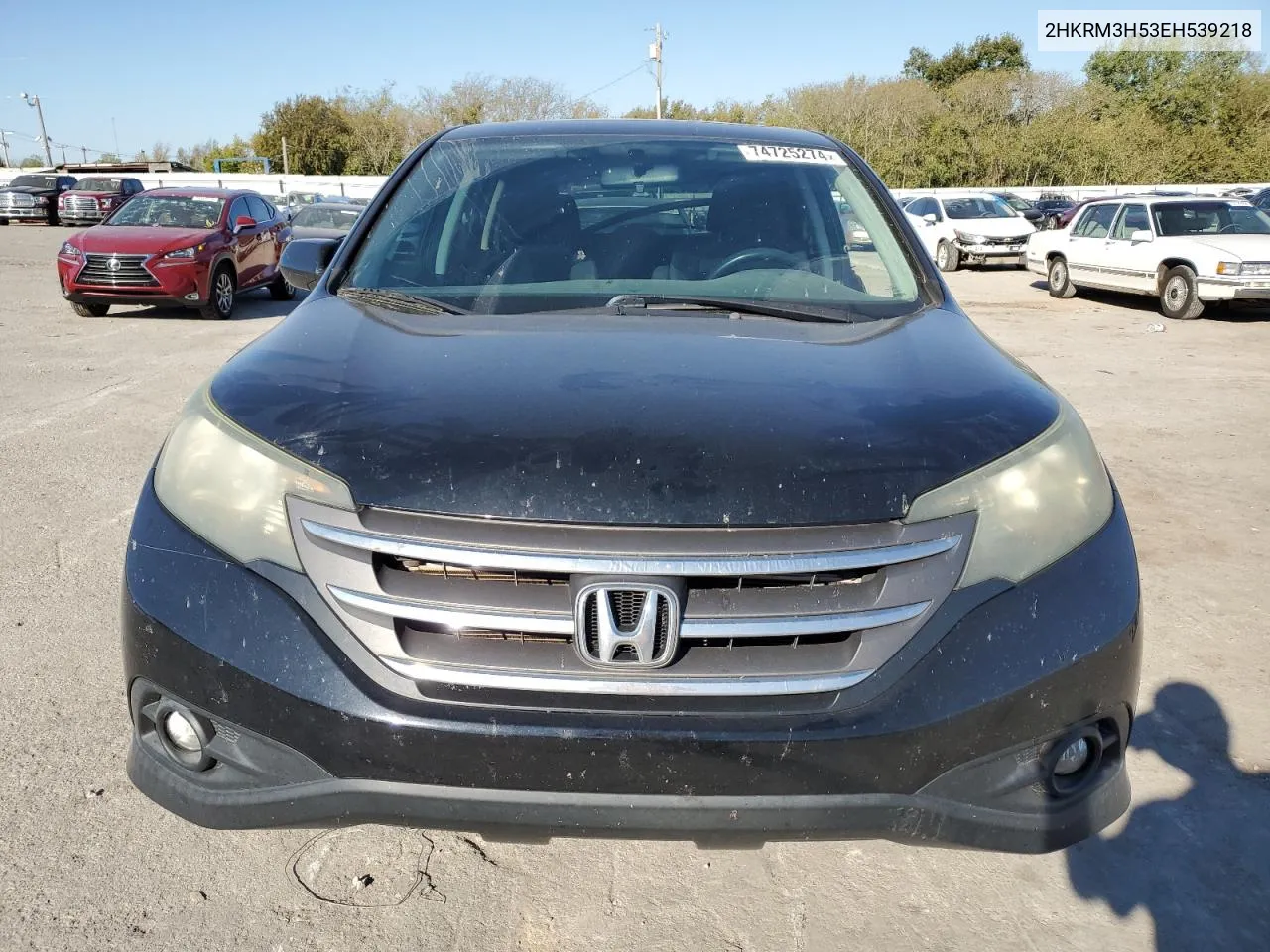 2014 Honda Cr-V Ex VIN: 2HKRM3H53EH539218 Lot: 74725274