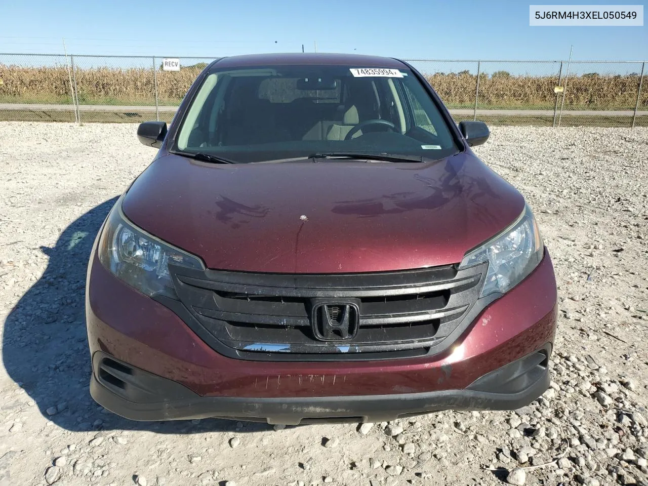 2014 Honda Cr-V Lx VIN: 5J6RM4H3XEL050549 Lot: 74835994