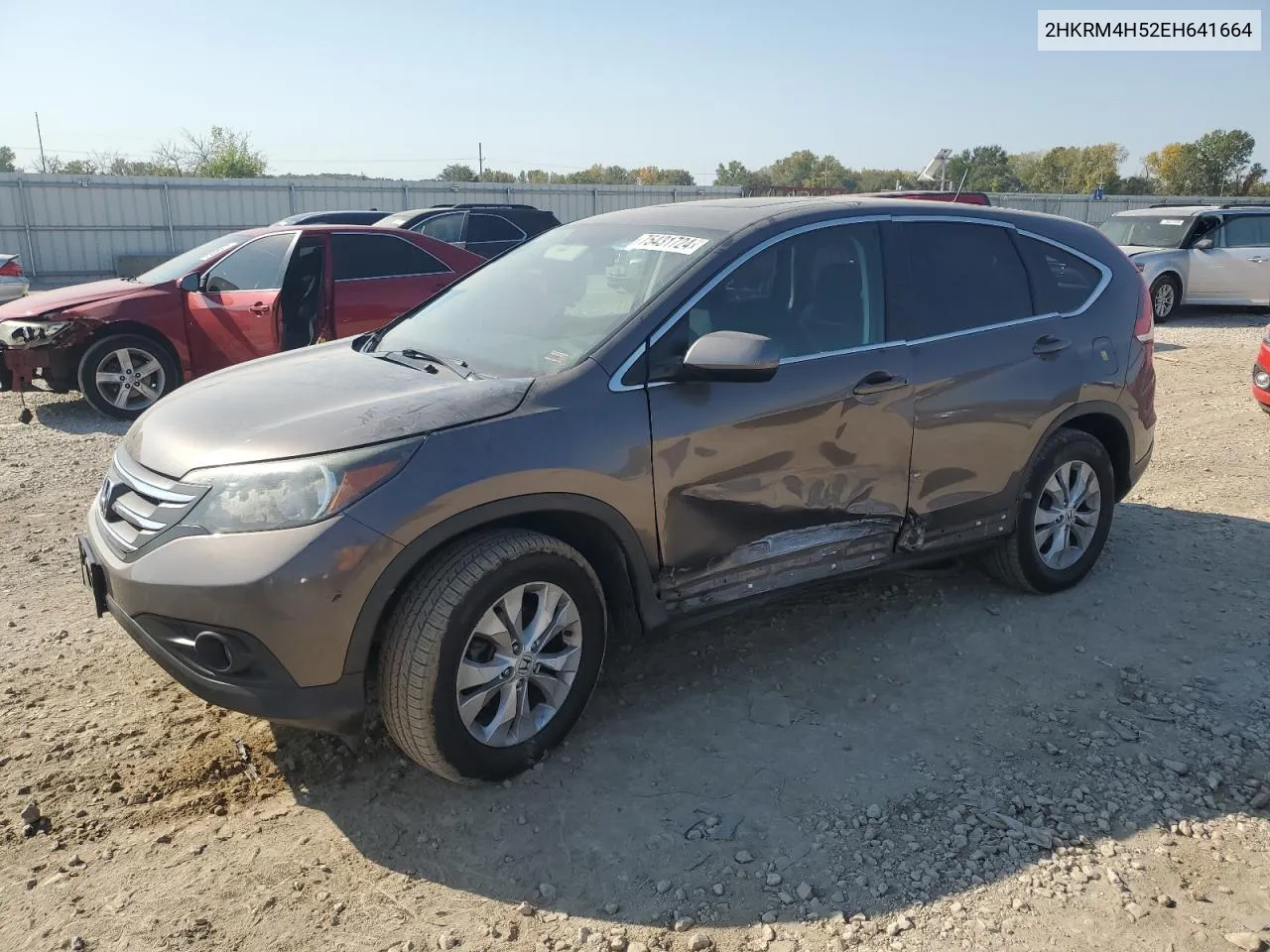 2014 Honda Cr-V Ex VIN: 2HKRM4H52EH641664 Lot: 75431724