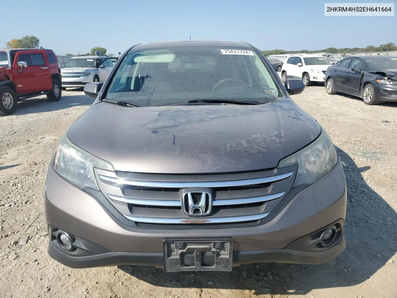 2014 Honda Cr-V Ex VIN: 2HKRM4H52EH641664 Lot: 75431724