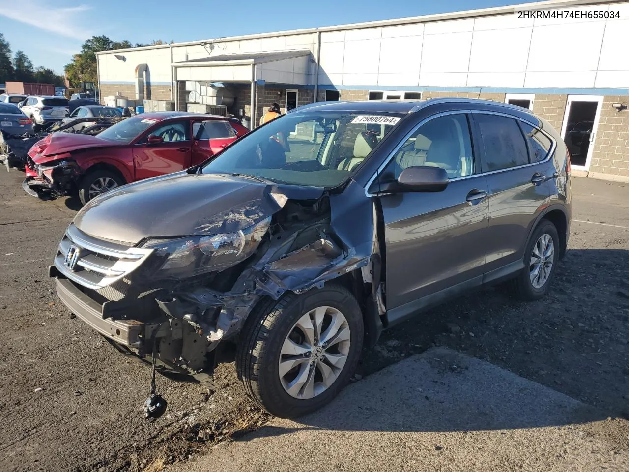 2HKRM4H74EH655034 2014 Honda Cr-V Exl