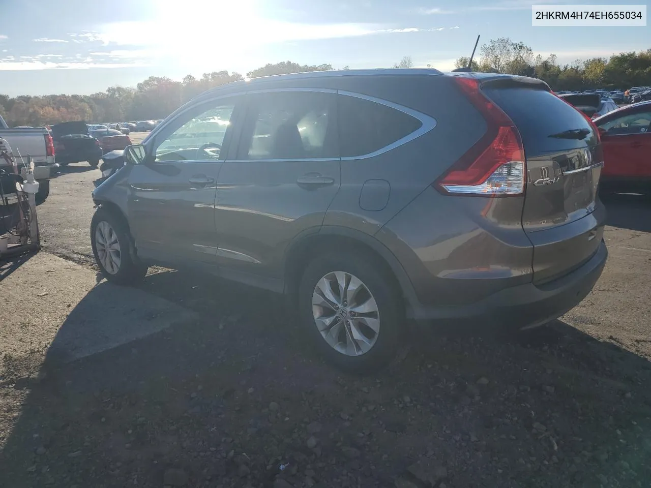 2HKRM4H74EH655034 2014 Honda Cr-V Exl