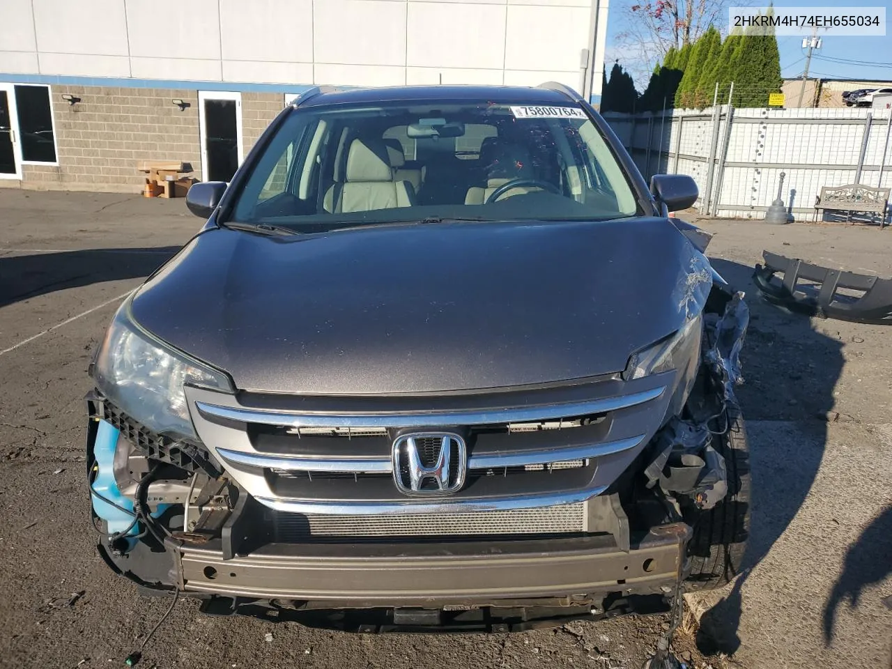 2HKRM4H74EH655034 2014 Honda Cr-V Exl