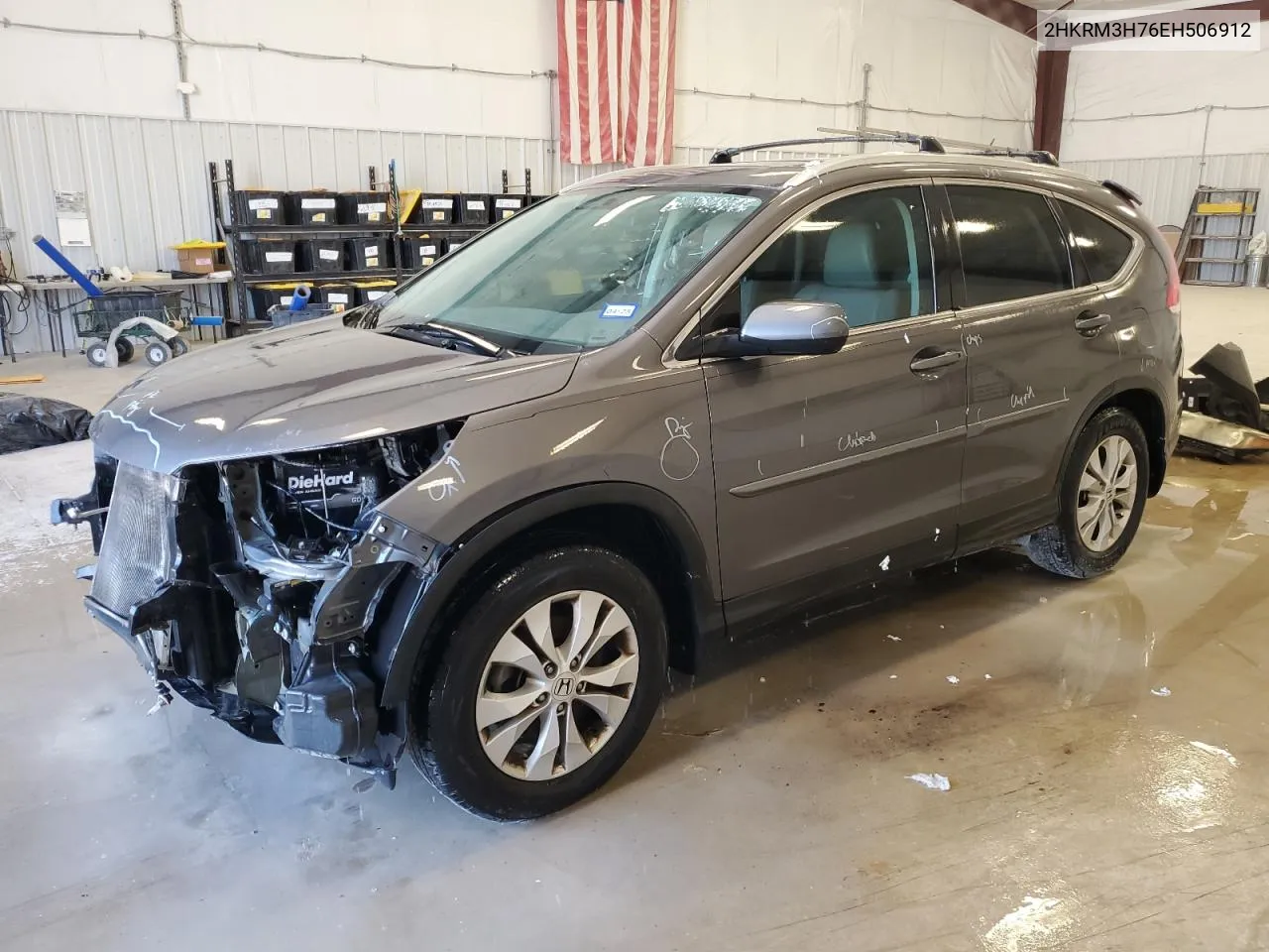 2014 Honda Cr-V Exl VIN: 2HKRM3H76EH506912 Lot: 75897884