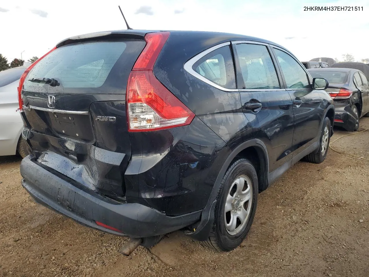 2HKRM4H37EH721511 2014 Honda Cr-V Lx