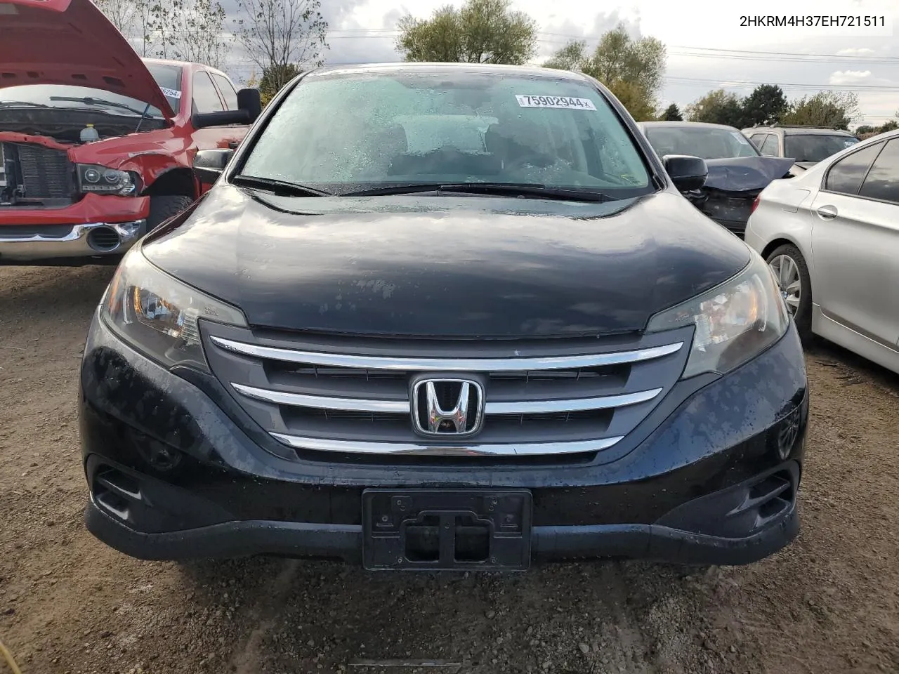 2014 Honda Cr-V Lx VIN: 2HKRM4H37EH721511 Lot: 75902944