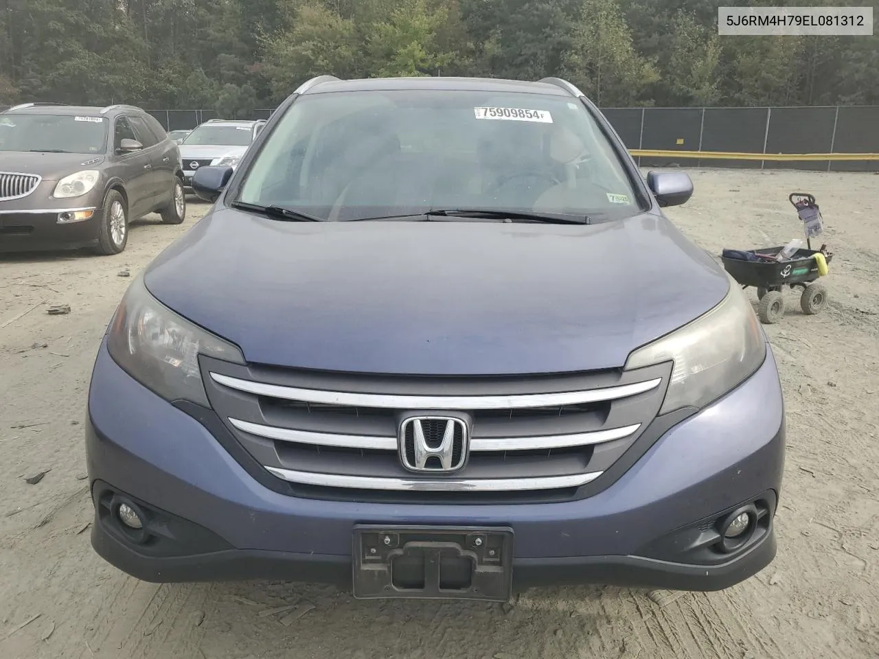 2014 Honda Cr-V Exl VIN: 5J6RM4H79EL081312 Lot: 75909854