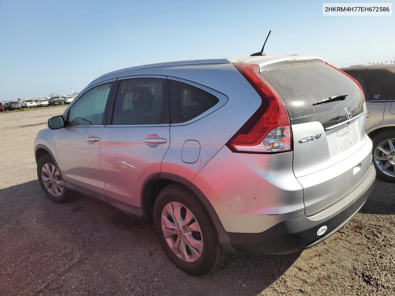 2014 Honda Cr-V Exl VIN: 2HKRM4H77EH672586 Lot: 75925504