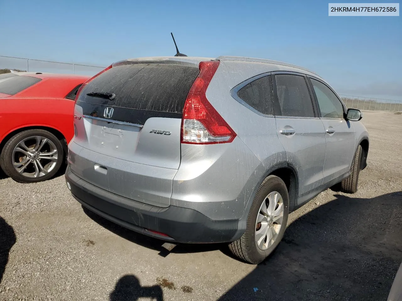 2HKRM4H77EH672586 2014 Honda Cr-V Exl