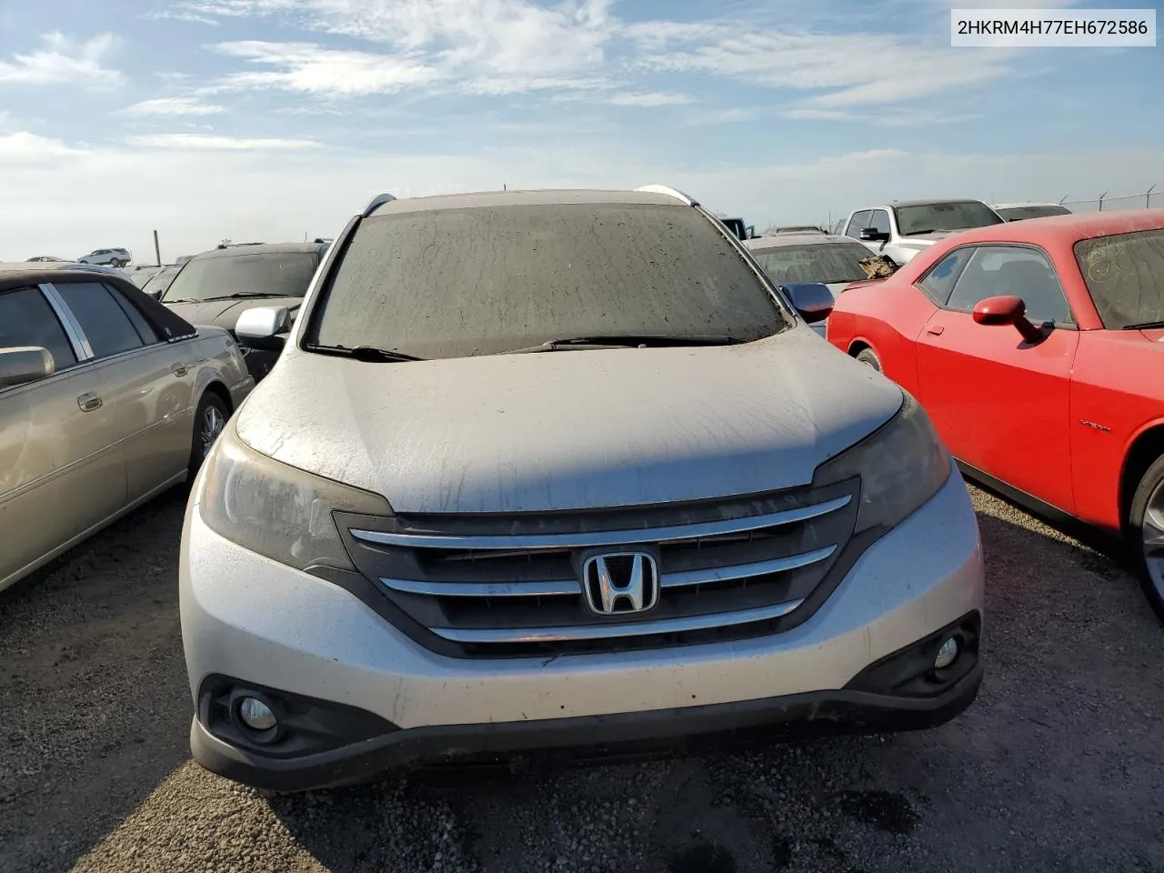 2HKRM4H77EH672586 2014 Honda Cr-V Exl