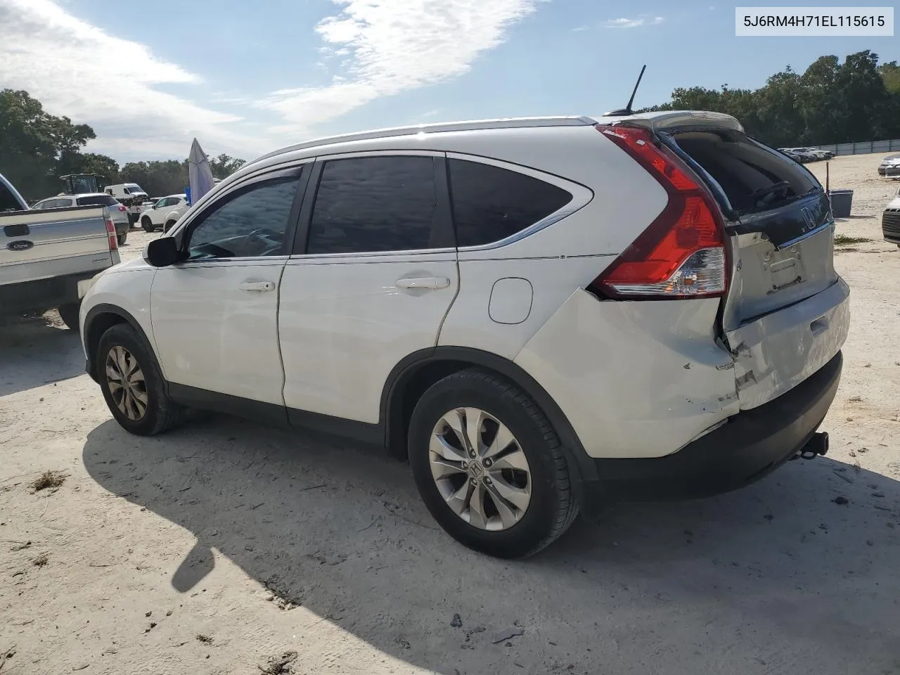 2014 Honda Cr-V Exl VIN: 5J6RM4H71EL115615 Lot: 76353664