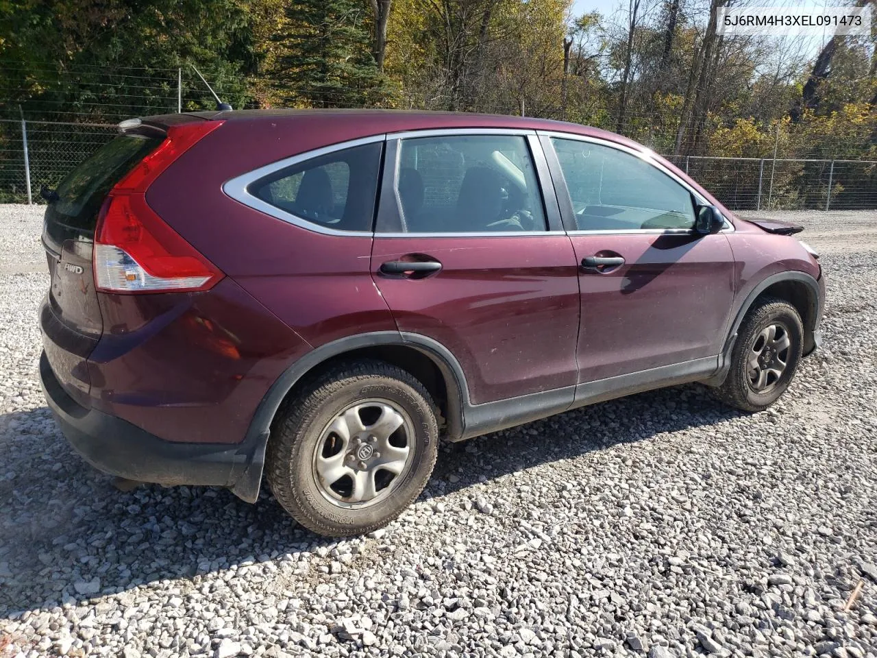 2014 Honda Cr-V Lx VIN: 5J6RM4H3XEL091473 Lot: 76793154