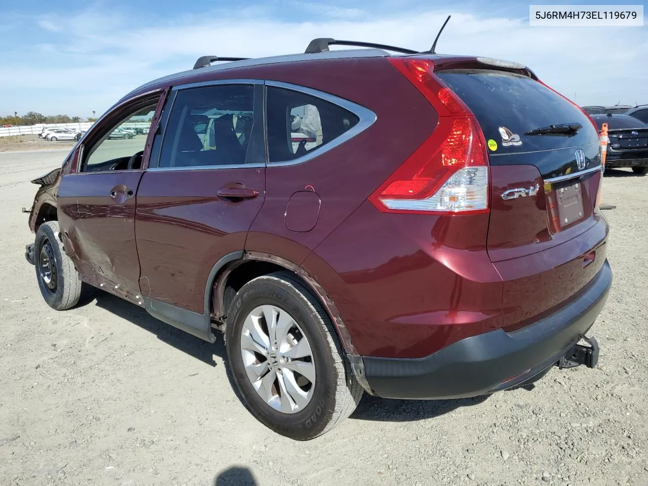 2014 Honda Cr-V Exl VIN: 5J6RM4H73EL119679 Lot: 76833234