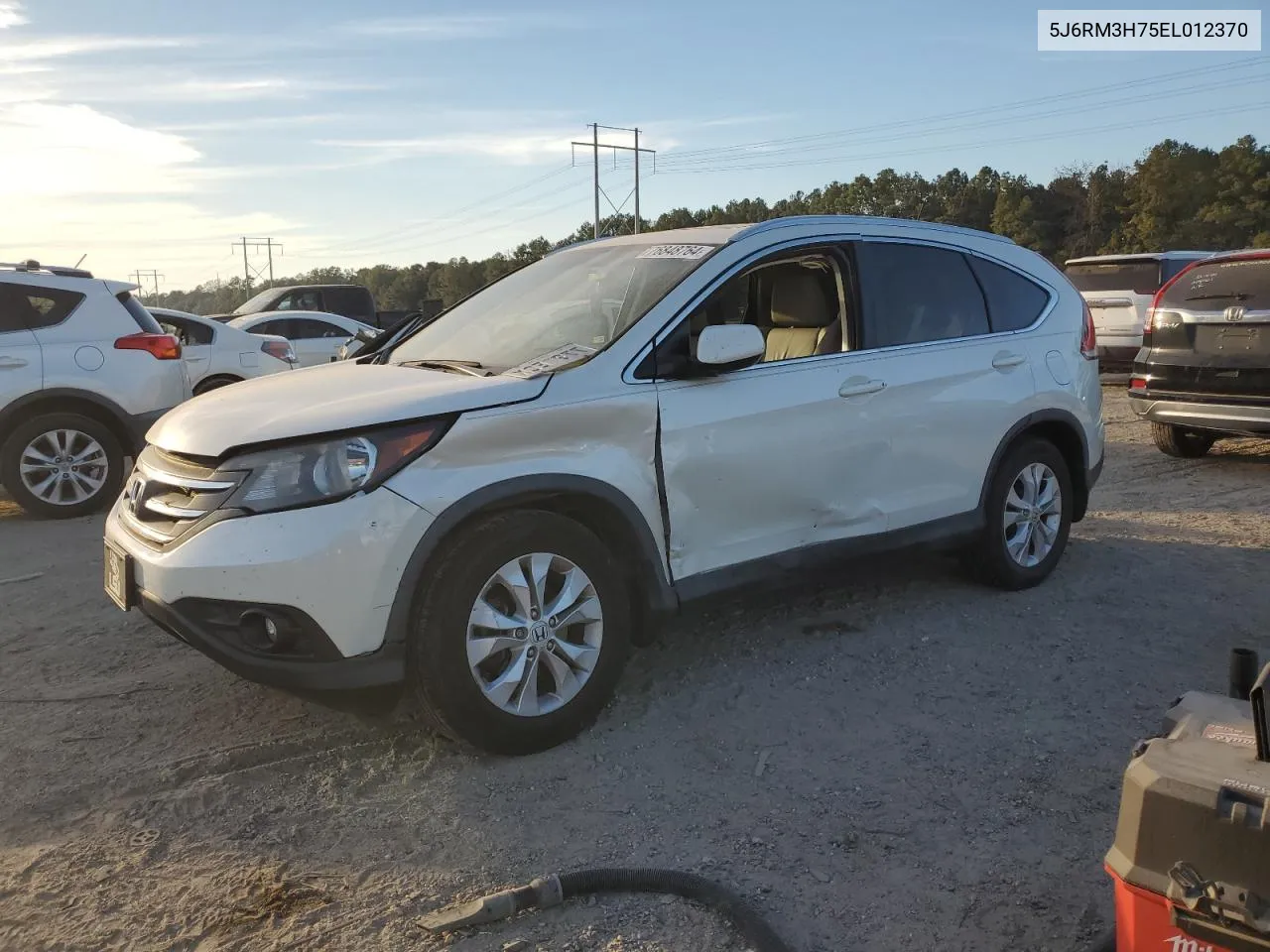 2014 Honda Cr-V Exl VIN: 5J6RM3H75EL012370 Lot: 76848764