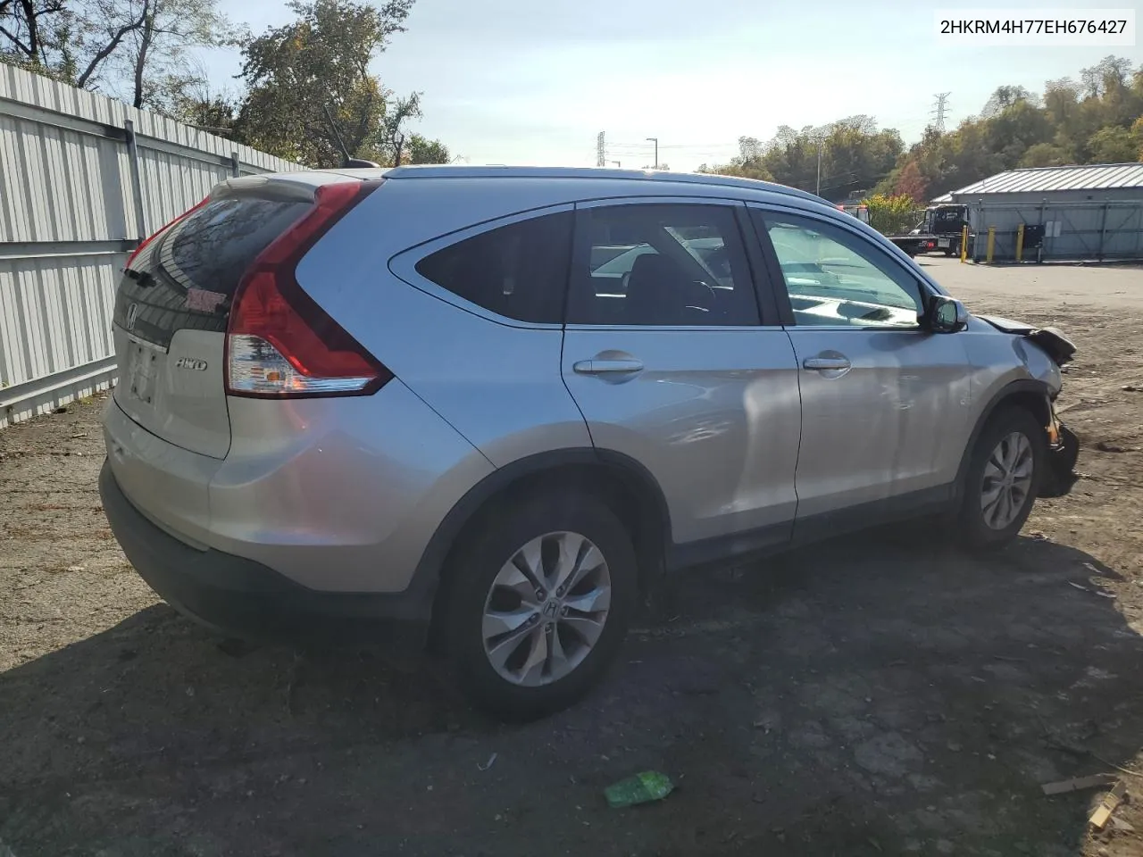 2014 Honda Cr-V Exl VIN: 2HKRM4H77EH676427 Lot: 76892864