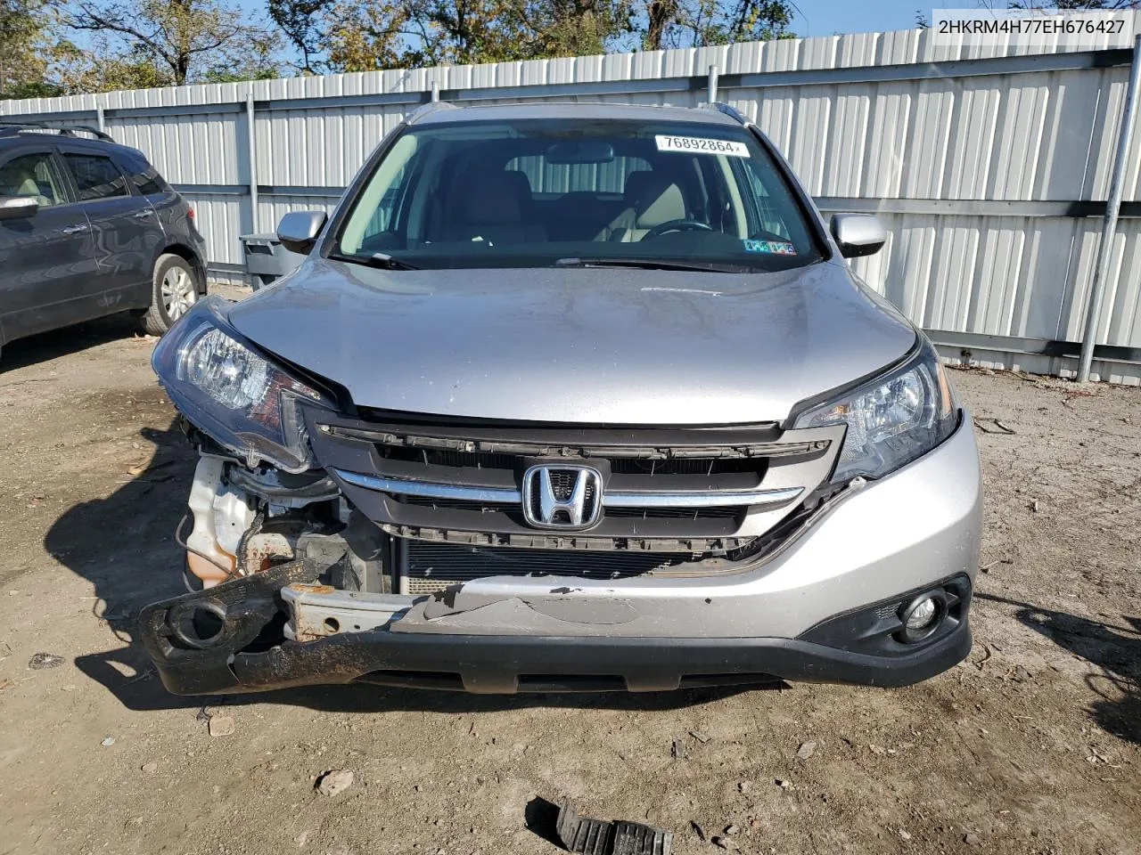 2014 Honda Cr-V Exl VIN: 2HKRM4H77EH676427 Lot: 76892864