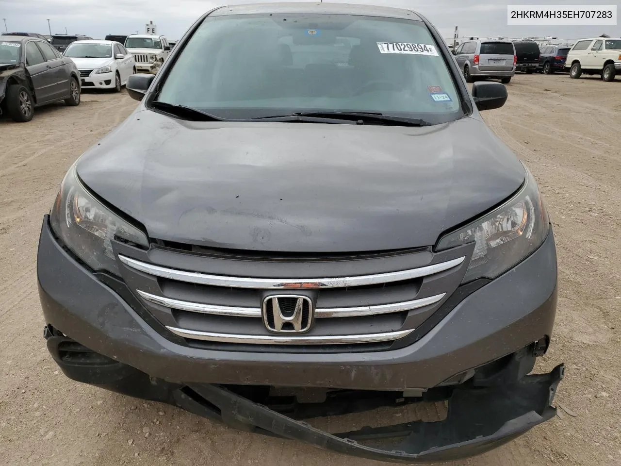 2014 Honda Cr-V Lx VIN: 2HKRM4H35EH707283 Lot: 77029894