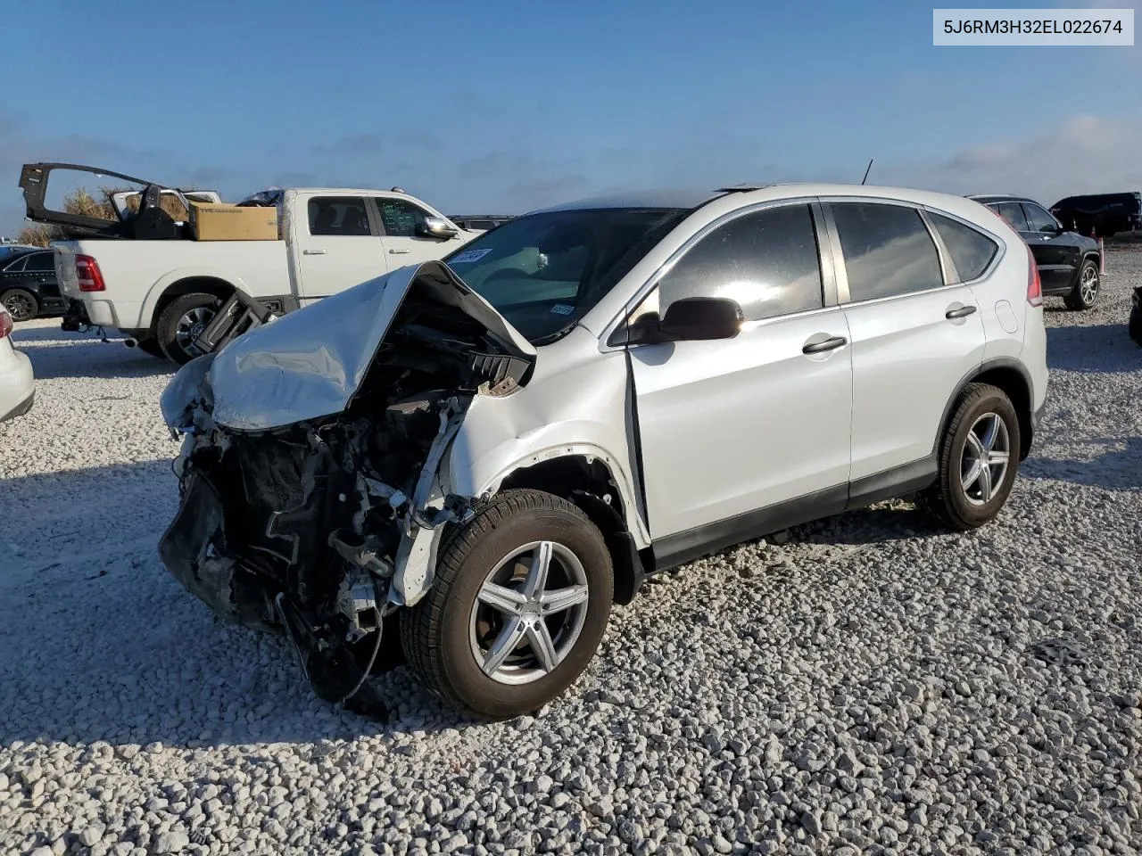 2014 Honda Cr-V Lx VIN: 5J6RM3H32EL022674 Lot: 77123434