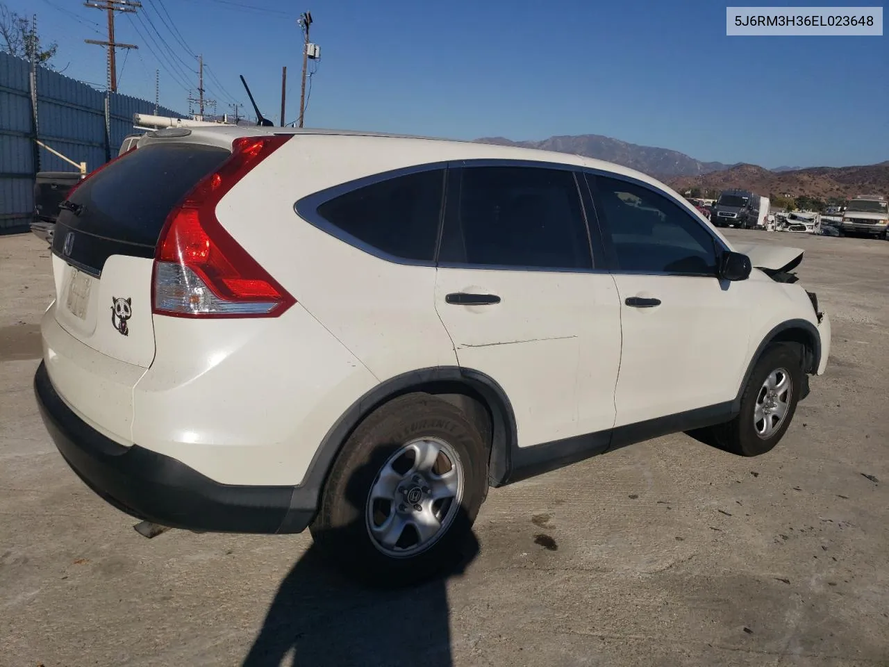 2014 Honda Cr-V Lx VIN: 5J6RM3H36EL023648 Lot: 77245284