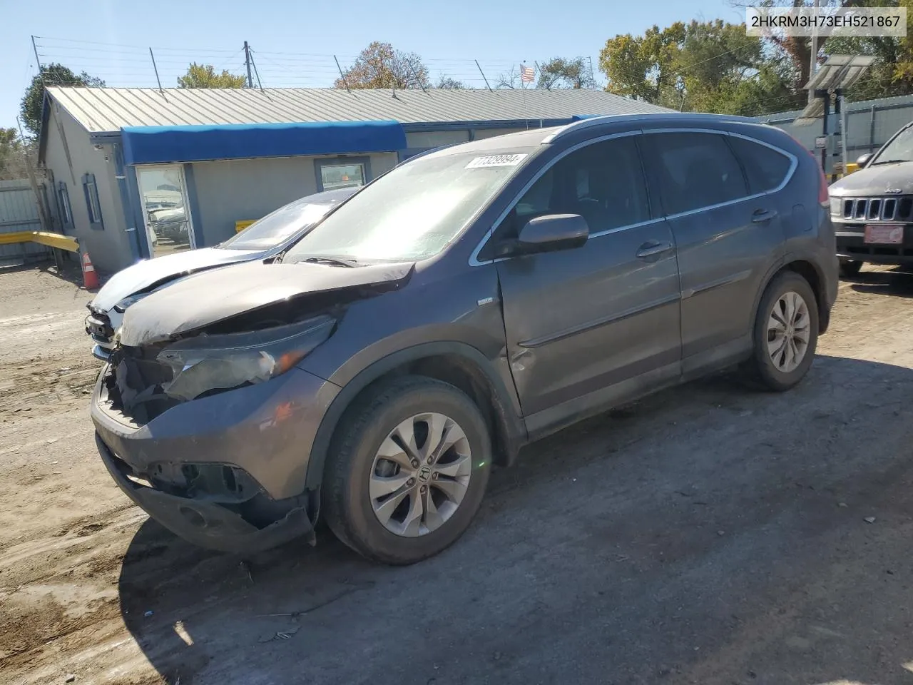 2014 Honda Cr-V Exl VIN: 2HKRM3H73EH521867 Lot: 77329994