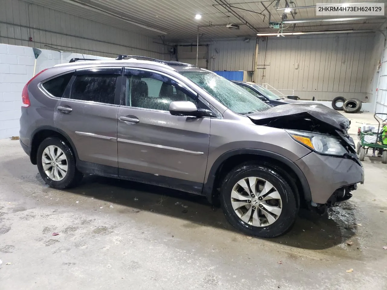 2014 Honda Cr-V Exl VIN: 2HKRM4H73EH624129 Lot: 77372734