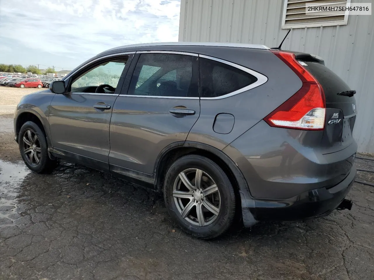 2014 Honda Cr-V Exl VIN: 2HKRM4H75EH647816 Lot: 77547924