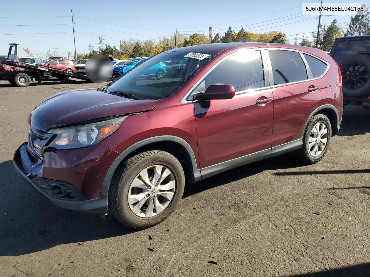 2014 Honda Cr-V Ex VIN: 5J6RM4H58EL042158 Lot: 77698624