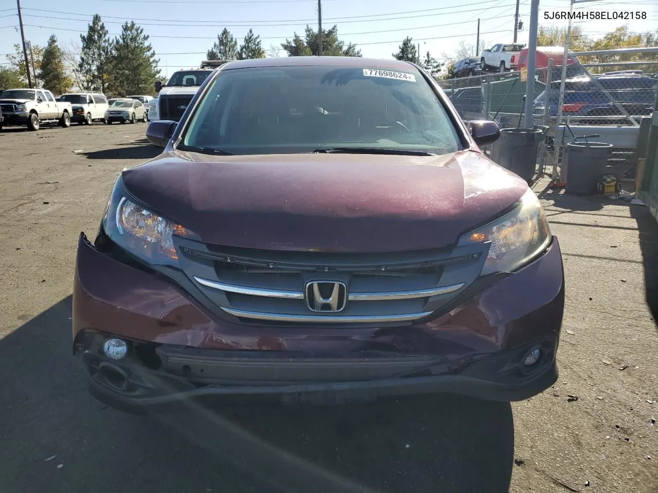 2014 Honda Cr-V Ex VIN: 5J6RM4H58EL042158 Lot: 77698624