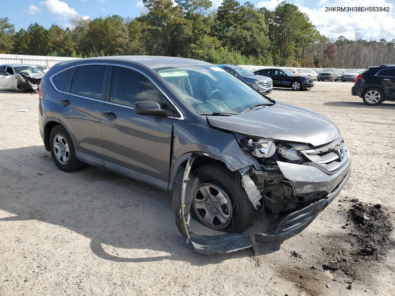 2014 Honda Cr-V Lx VIN: 2HKRM3H38EH553842 Lot: 77885734