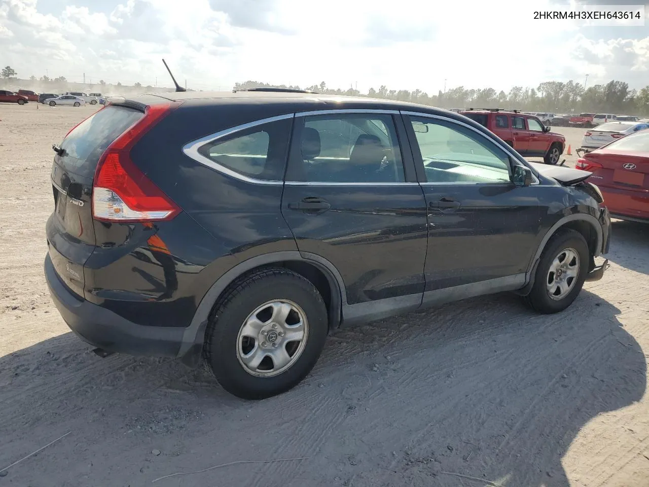 2014 Honda Cr-V Lx VIN: 2HKRM4H3XEH643614 Lot: 77909814