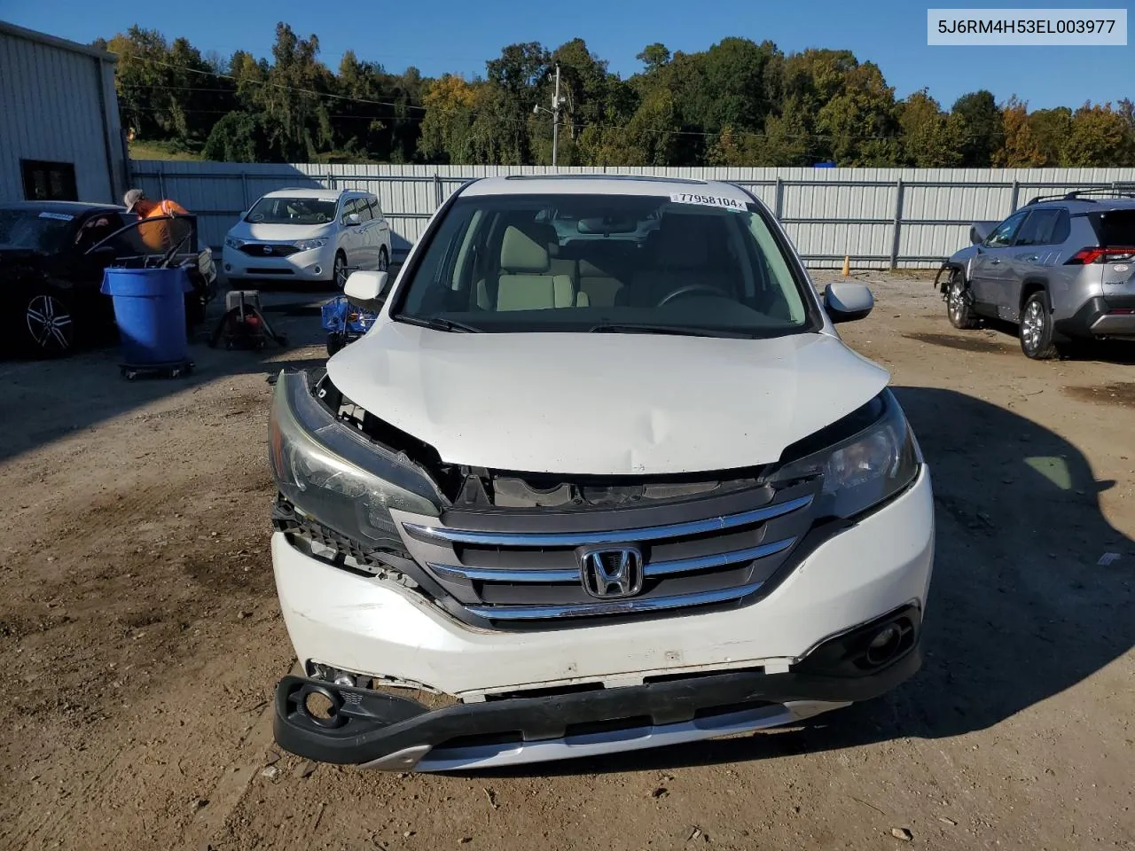 2014 Honda Cr-V Ex VIN: 5J6RM4H53EL003977 Lot: 77958104