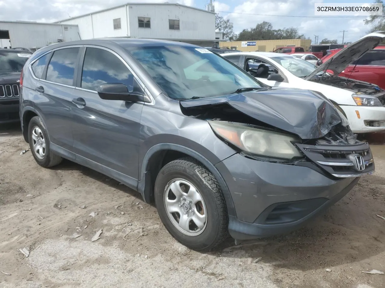 2014 Honda Cr-V Lx VIN: 3CZRM3H33EG708669 Lot: 78132574