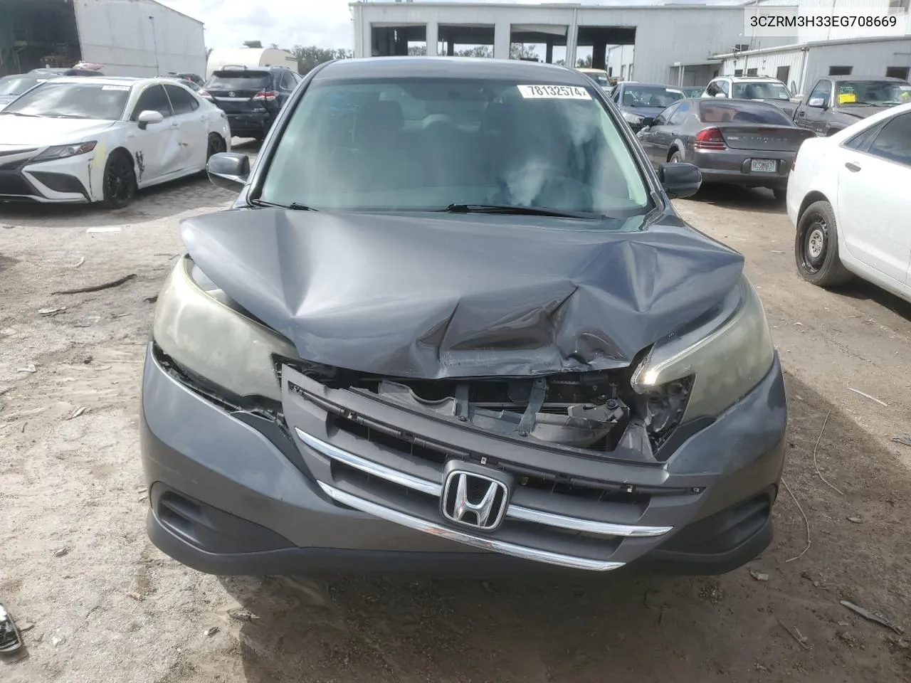 2014 Honda Cr-V Lx VIN: 3CZRM3H33EG708669 Lot: 78132574