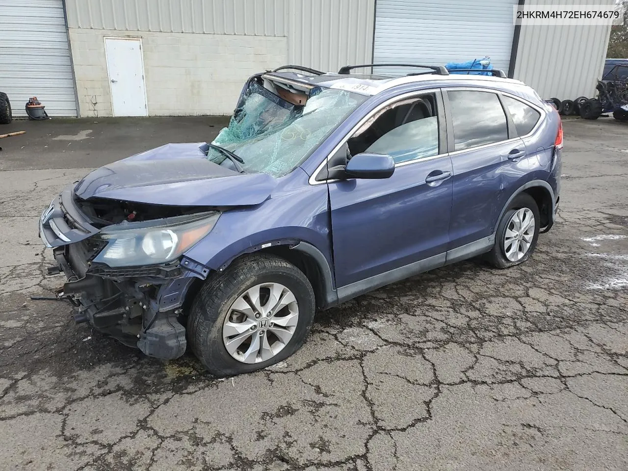 2014 Honda Cr-V Exl VIN: 2HKRM4H72EH674679 Lot: 78241914