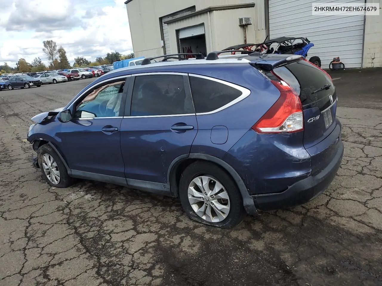 2014 Honda Cr-V Exl VIN: 2HKRM4H72EH674679 Lot: 78241914