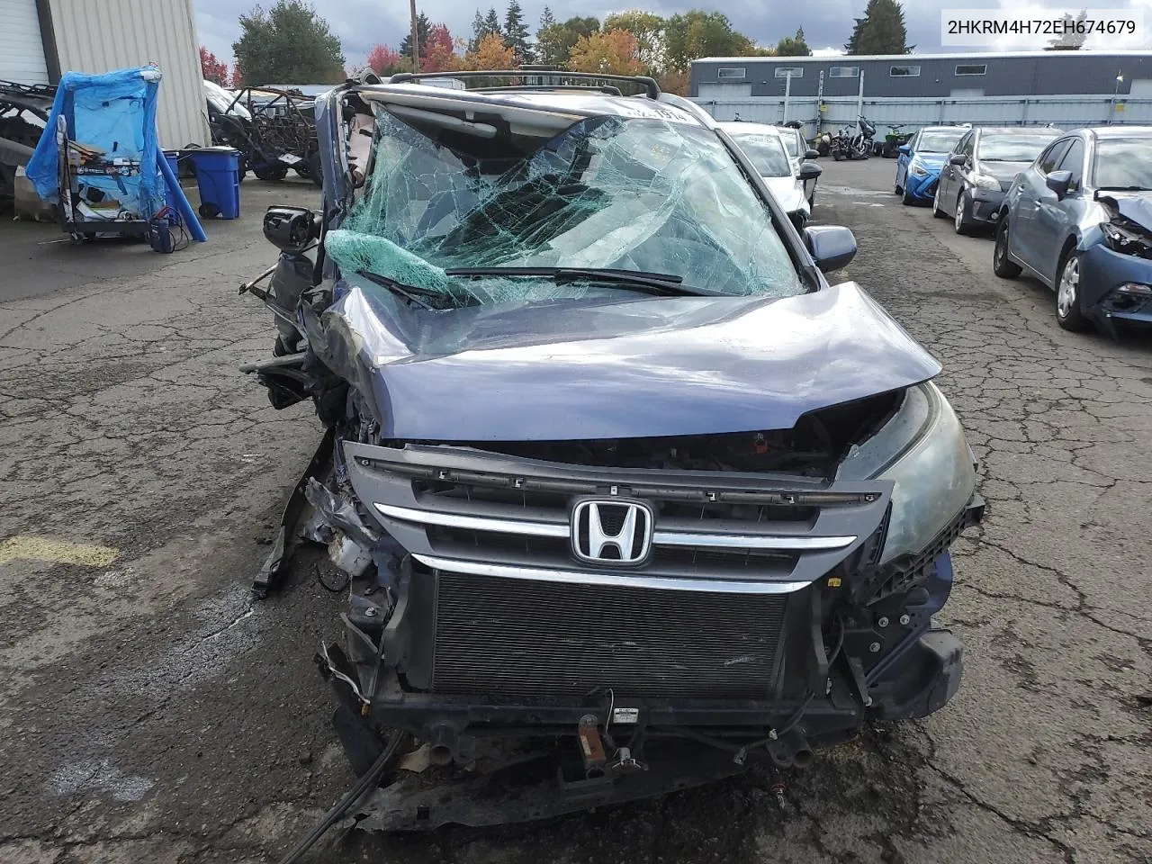 2014 Honda Cr-V Exl VIN: 2HKRM4H72EH674679 Lot: 78241914