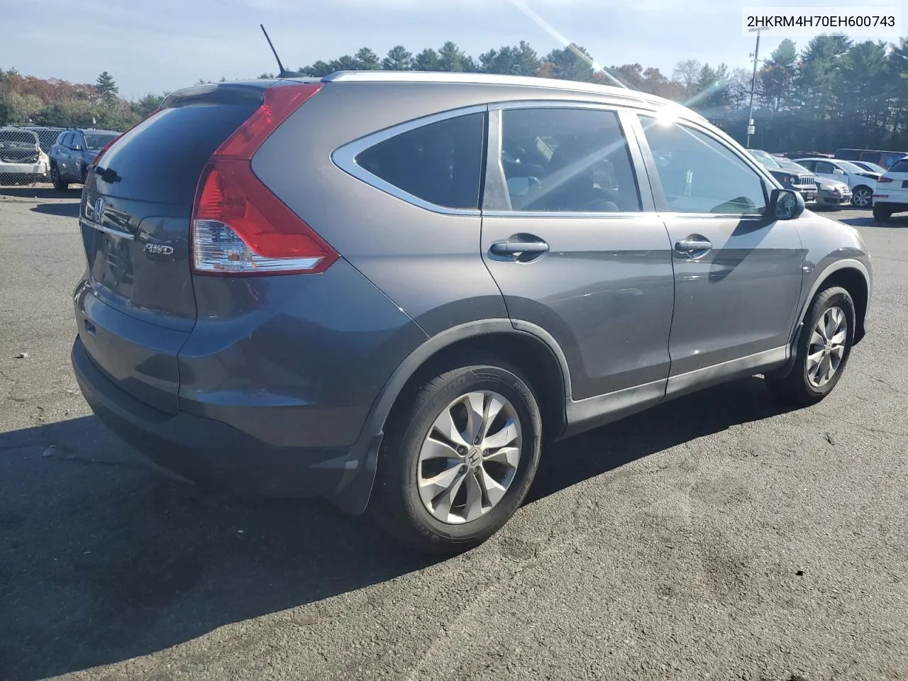 2014 Honda Cr-V Exl VIN: 2HKRM4H70EH600743 Lot: 78258204