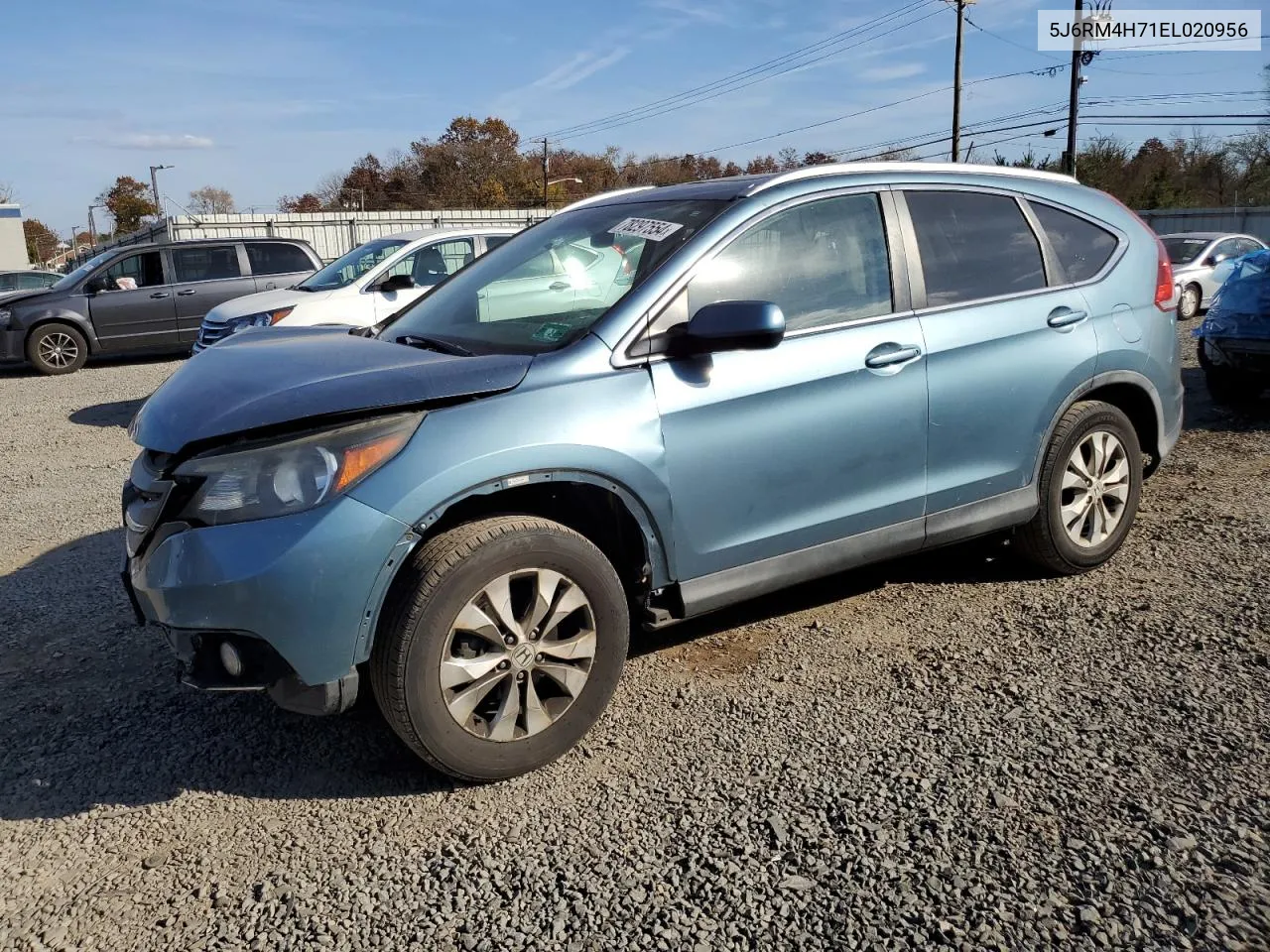 2014 Honda Cr-V Exl VIN: 5J6RM4H71EL020956 Lot: 78297554