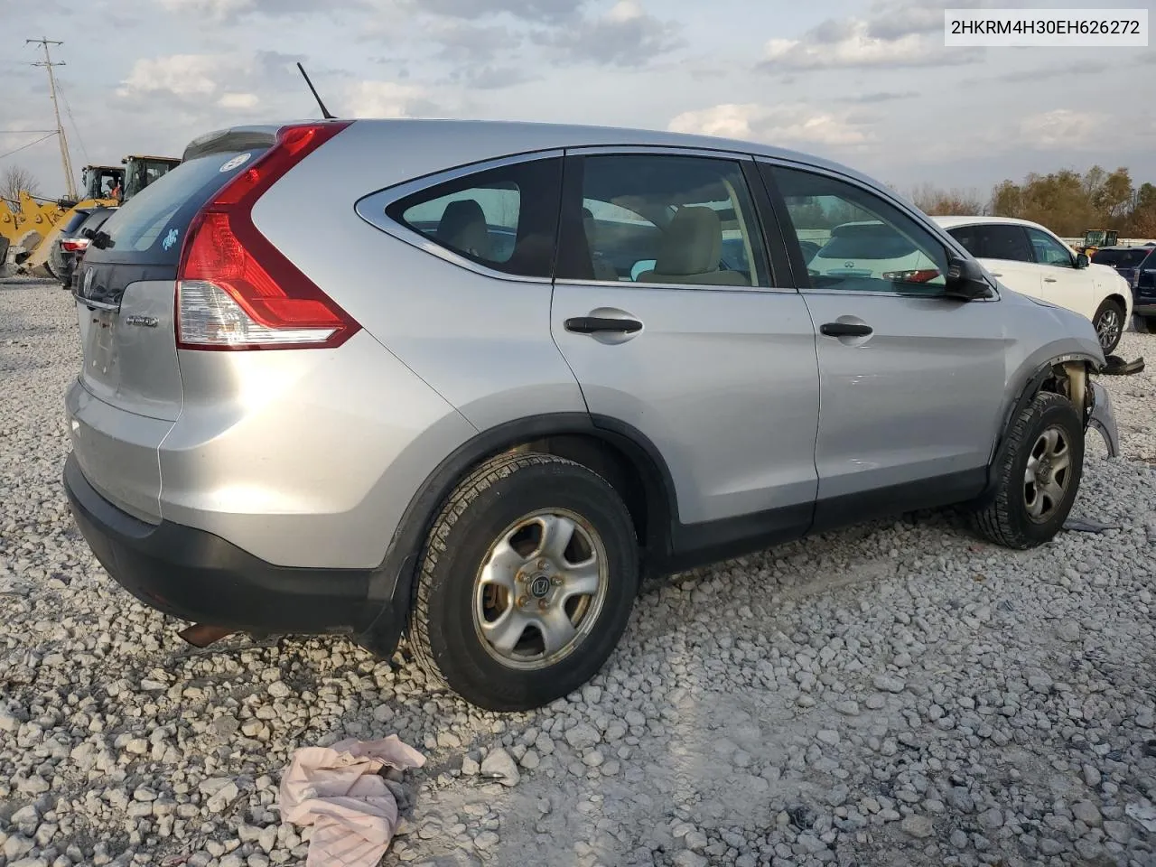 2014 Honda Cr-V Lx VIN: 2HKRM4H30EH626272 Lot: 78306404