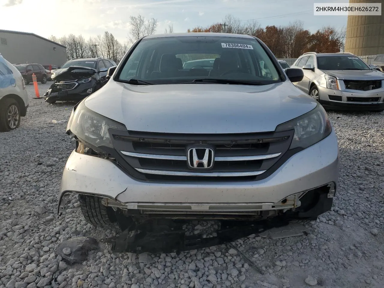 2014 Honda Cr-V Lx VIN: 2HKRM4H30EH626272 Lot: 78306404