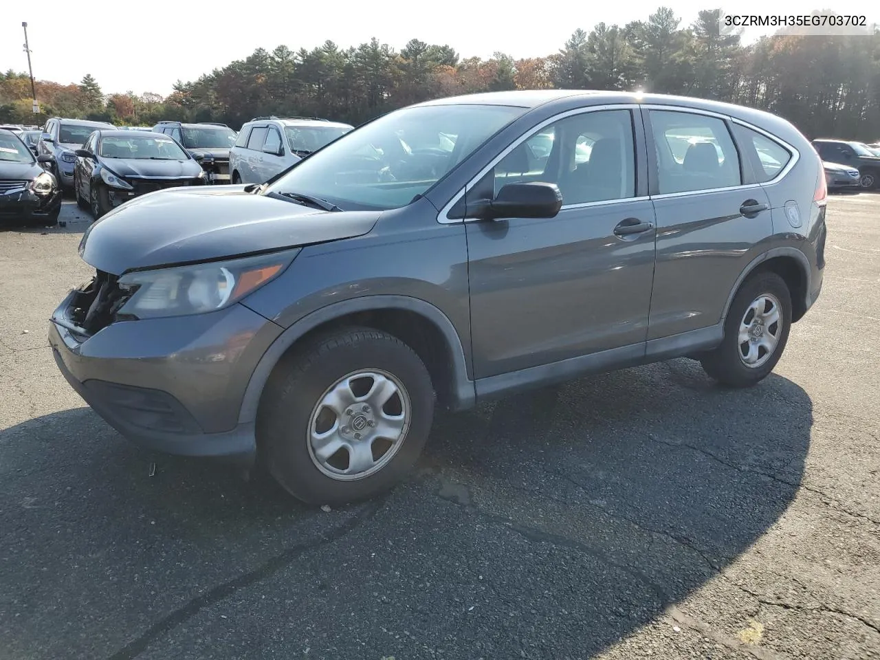 2014 Honda Cr-V Lx VIN: 3CZRM3H35EG703702 Lot: 78358184