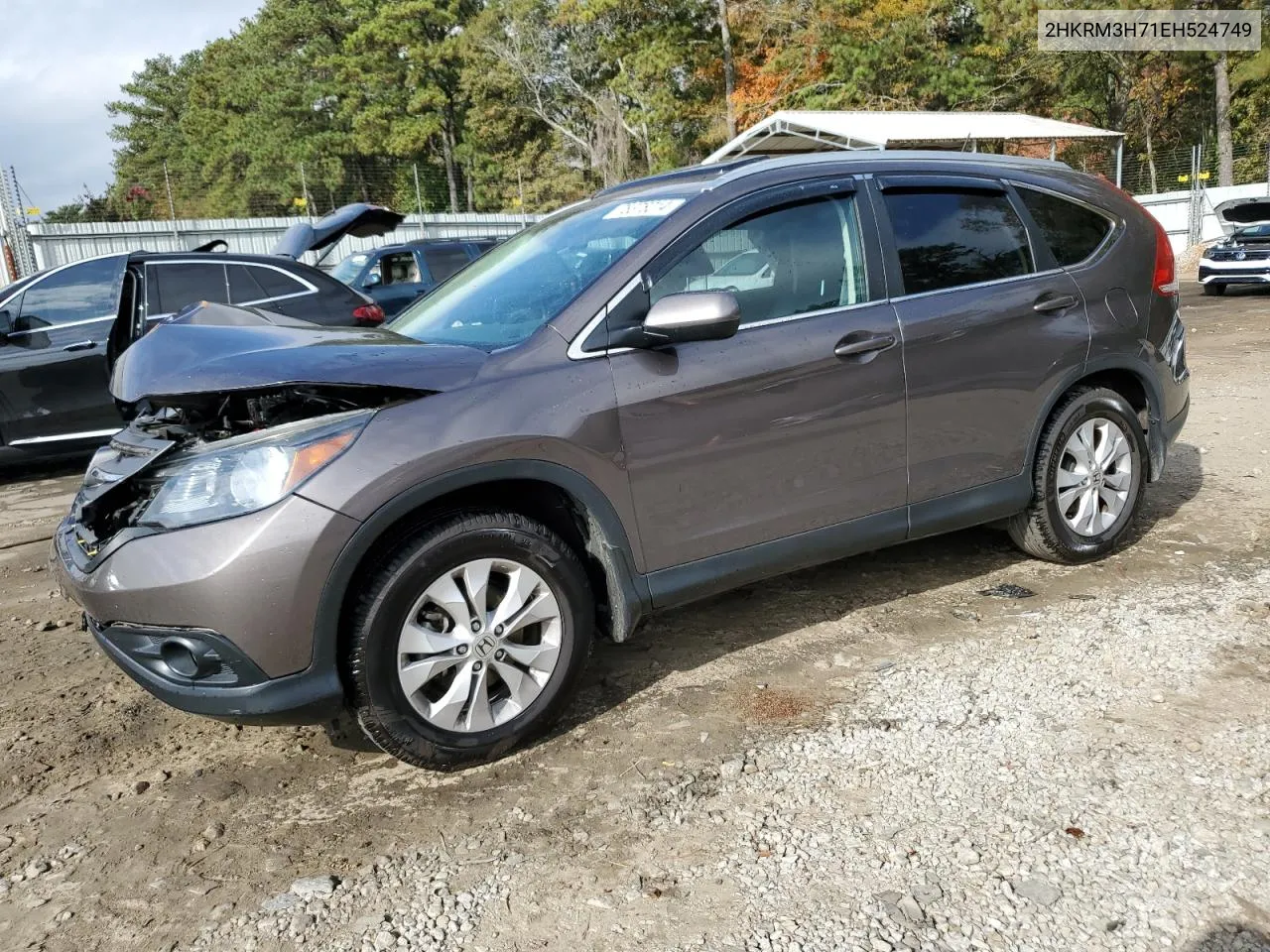 2014 Honda Cr-V Exl VIN: 2HKRM3H71EH524749 Lot: 78378214