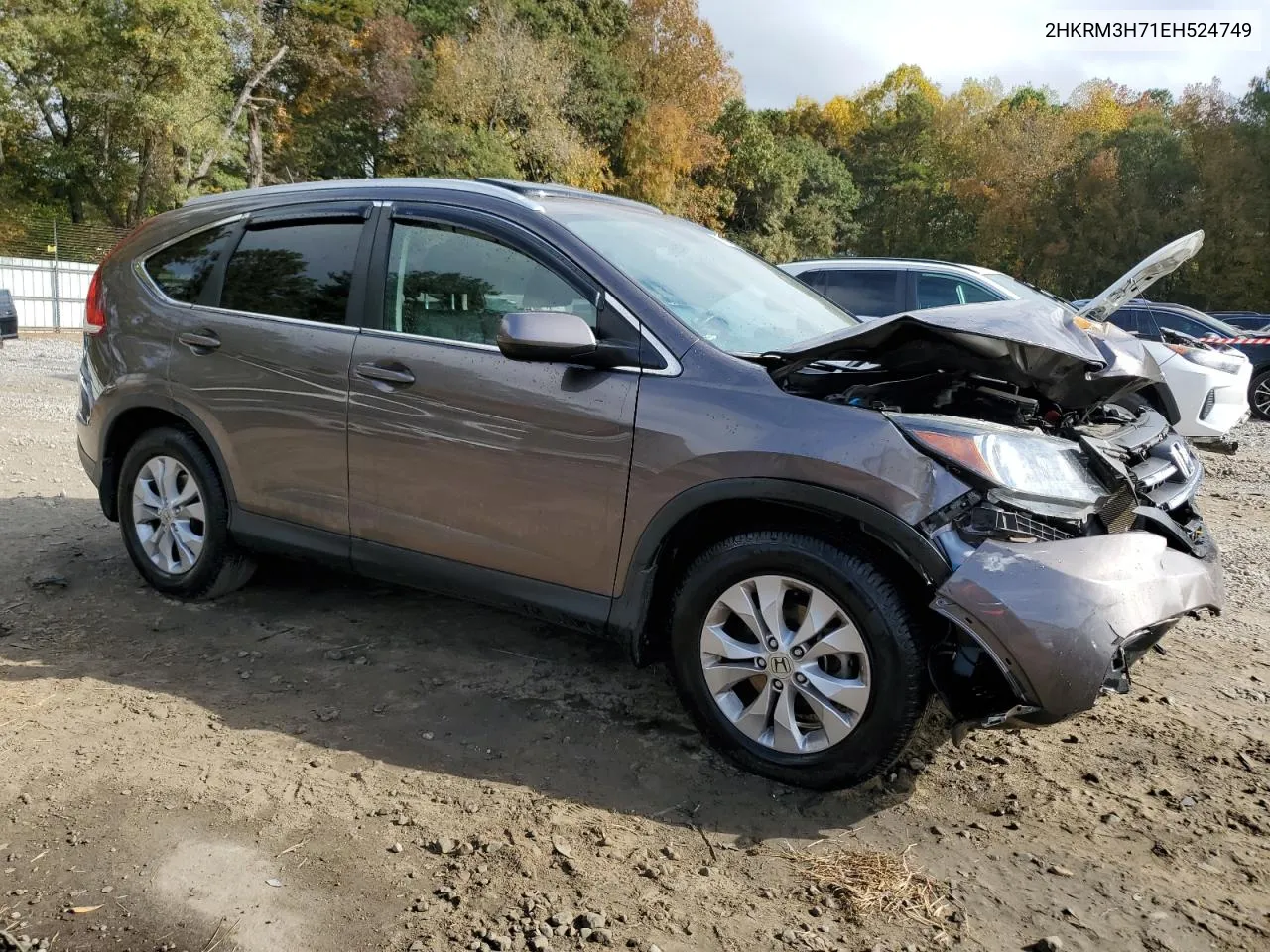 2014 Honda Cr-V Exl VIN: 2HKRM3H71EH524749 Lot: 78378214