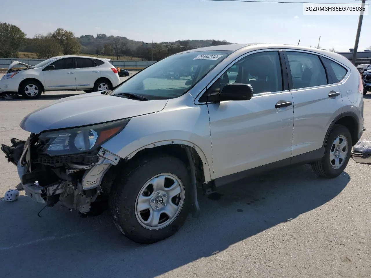 2014 Honda Cr-V Lx VIN: 3CZRM3H36EG708035 Lot: 78384024