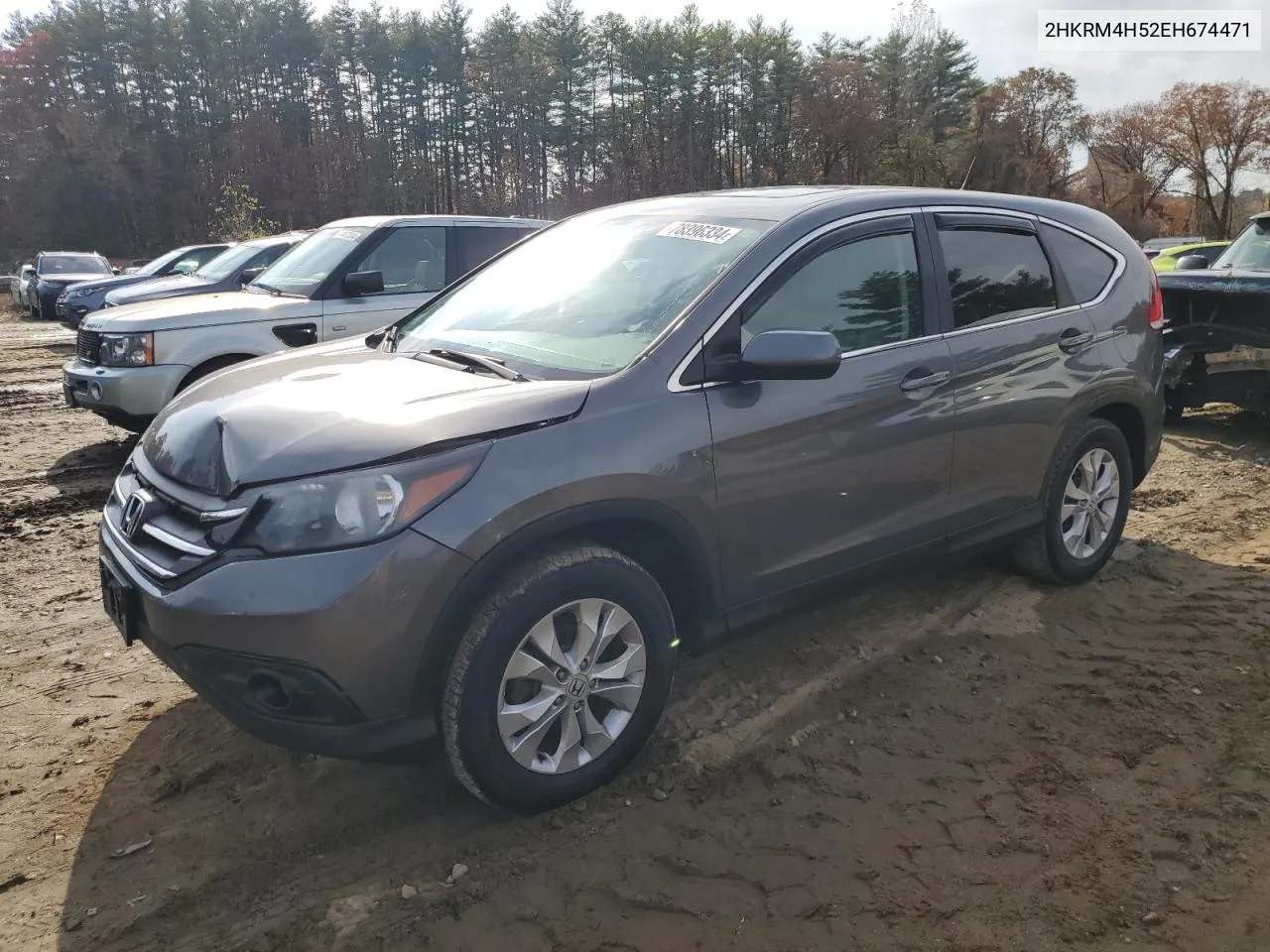 2014 Honda Cr-V Ex VIN: 2HKRM4H52EH674471 Lot: 78396334