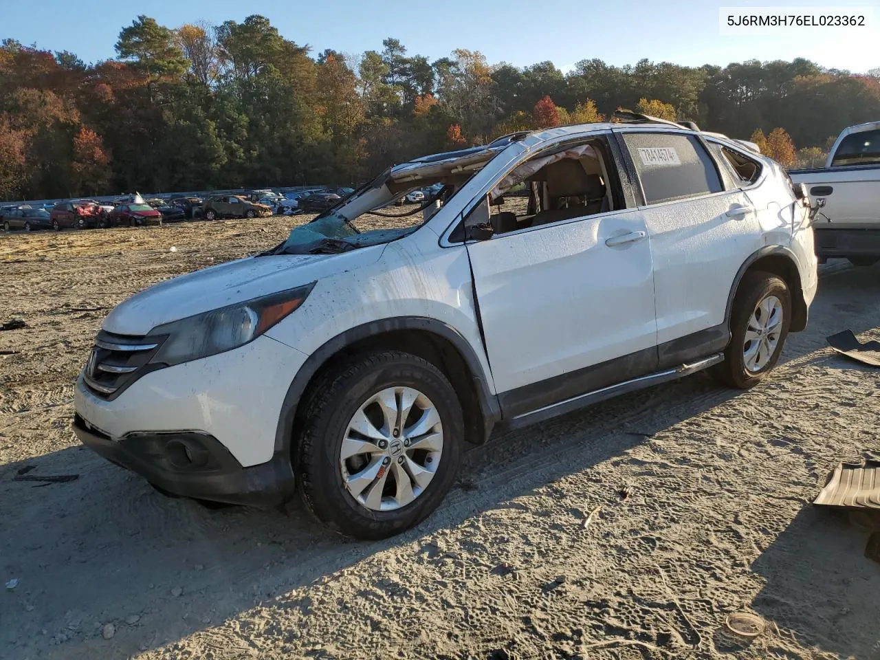 2014 Honda Cr-V Exl VIN: 5J6RM3H76EL023362 Lot: 78414574