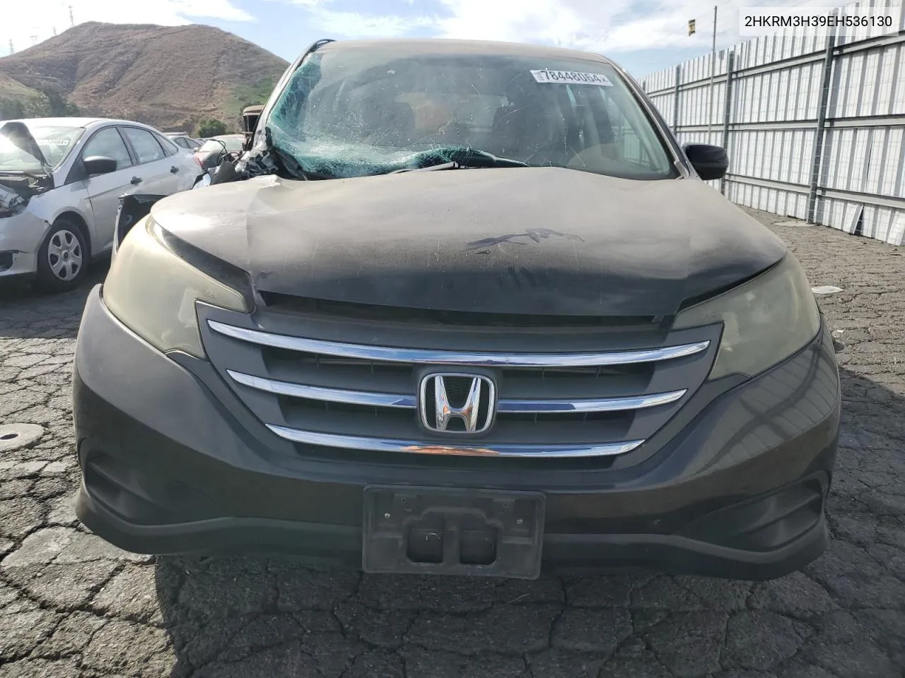 2014 Honda Cr-V Lx VIN: 2HKRM3H39EH536130 Lot: 78448064