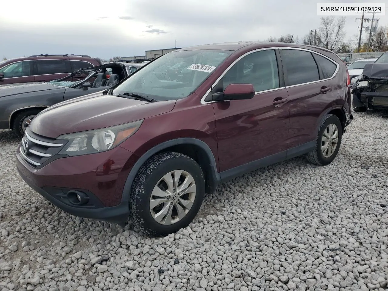 2014 Honda Cr-V Ex VIN: 5J6RM4H59EL069529 Lot: 78500104