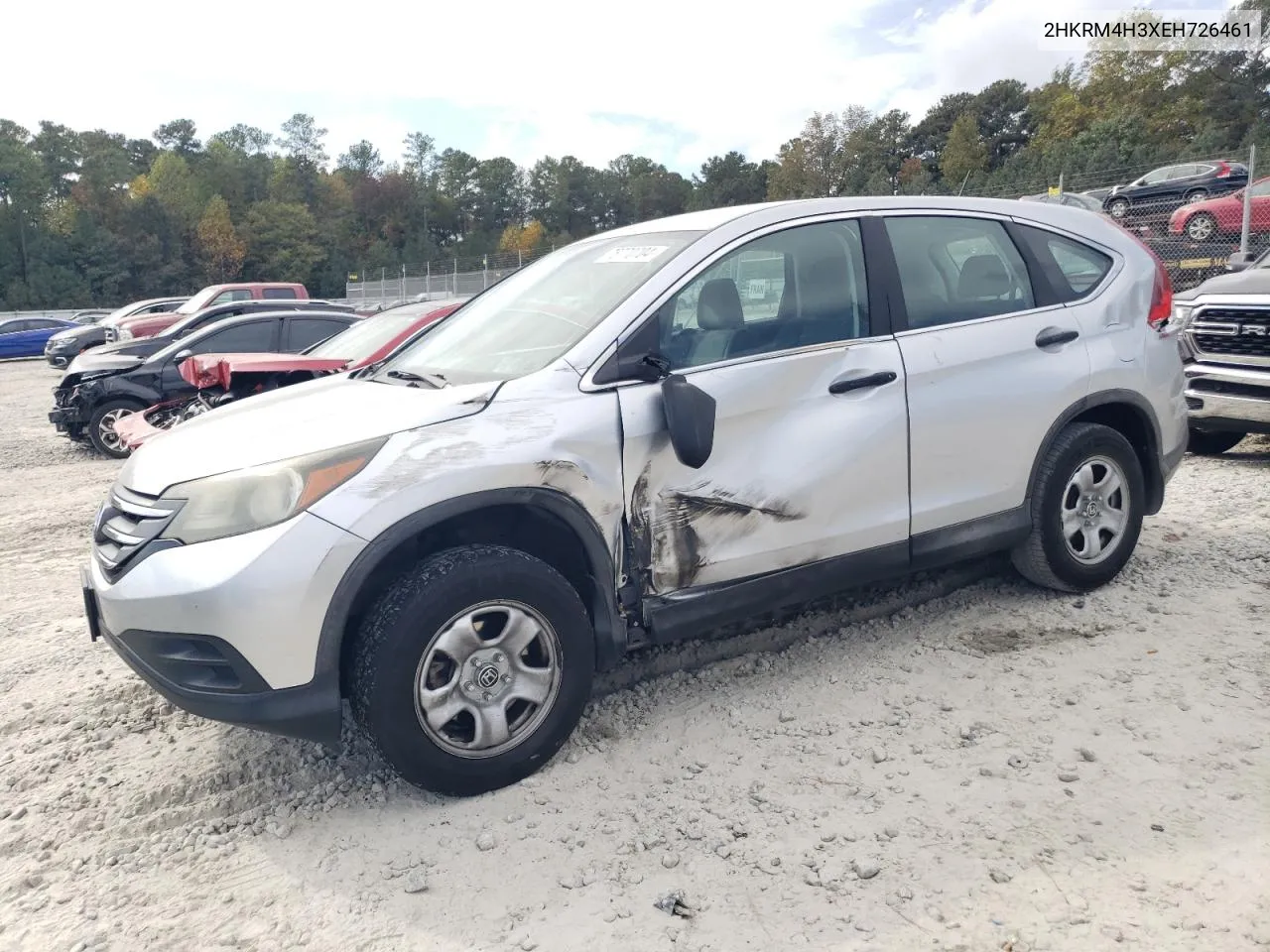 2014 Honda Cr-V Lx VIN: 2HKRM4H3XEH726461 Lot: 78770704